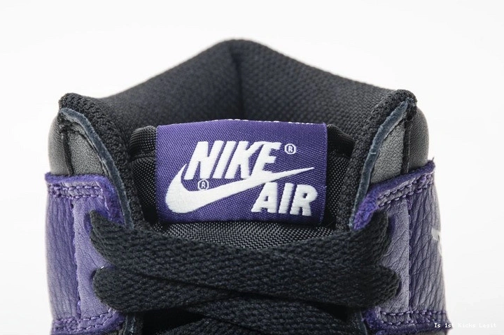 Air 1 Retro Purple Jordan High 555088-501 OG Court 1221